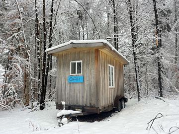Oak House in Winter