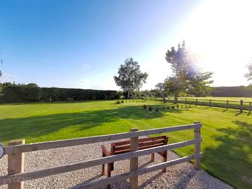 Pitches with rural views