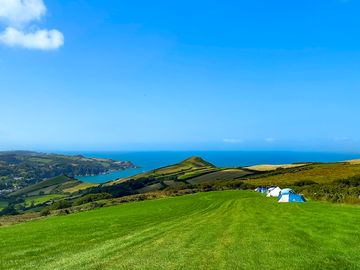 Visitor image of the field and sea views