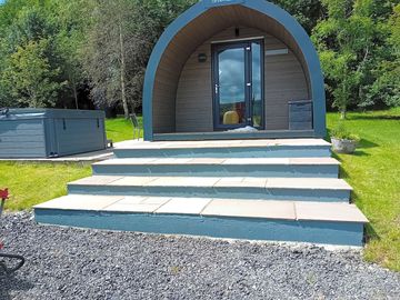 Entrance to the pod