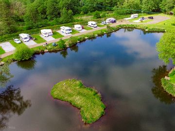 Aerial view of site