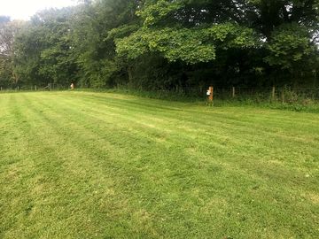 Grass pitches with electricity