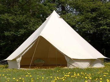 Bell tent exterior