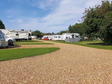 Roadway through the site