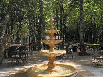 Fountain on the terrace