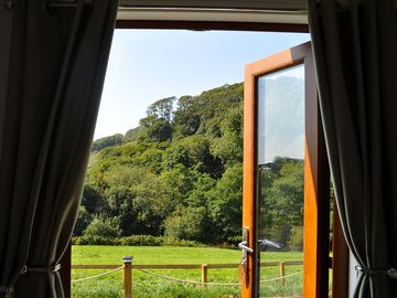 View from the bed