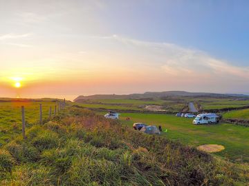 Visitor image of sunset on site