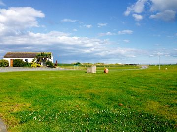 The view across the touring pitches