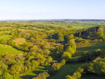 Secluded pitches field