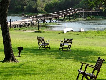 Take a canoe ride along the river