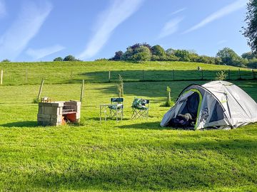 Visitor image of their tent in the morning