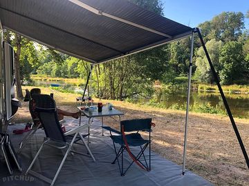 Pitch with river views