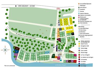Plan du camping