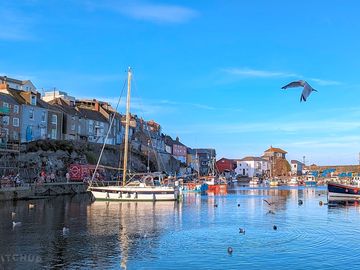 Nearby mevagissey harbour