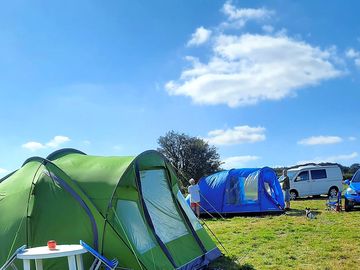 Tents at summit