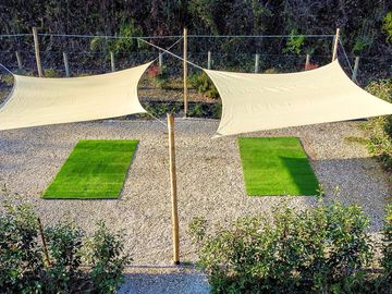 Canopies over the pitches