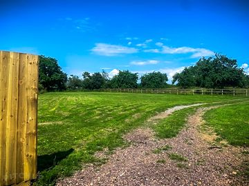 The entryway to the camping field