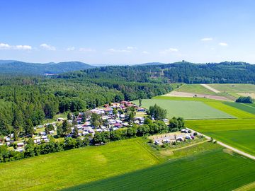 Aerial view of the site