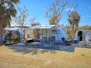 Fully serviced comfort pitch area