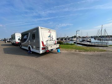 Our camper pitches are spacious and equipped with all modern conveniences.