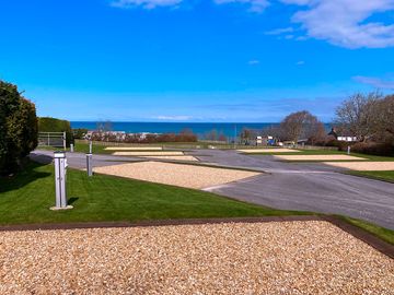 Touring pitch with sea view