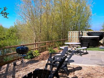 Private garden area of lodge 3