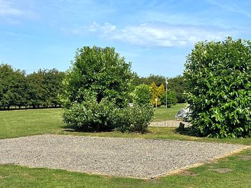 An example of our hard standing pitches