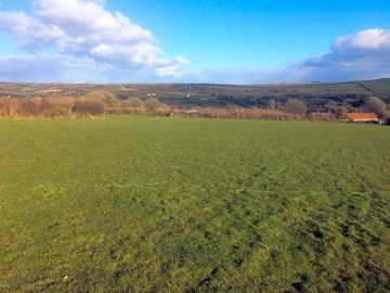 Spacious pitches with rural views