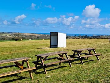 Picnic tables