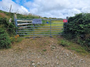 Gate into the site