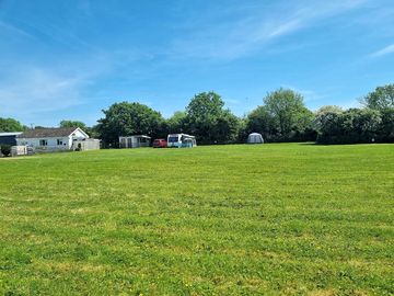 Pitches sheltered by trees