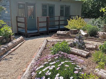 Individual washrooms just a few steps away.