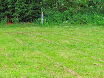 Close up of electric grass pitch