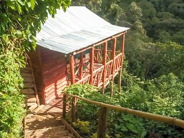 Verandah for views over the valley