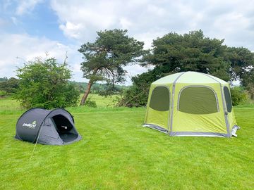 Plenty of room on the camping field
