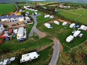 Aerial view of site