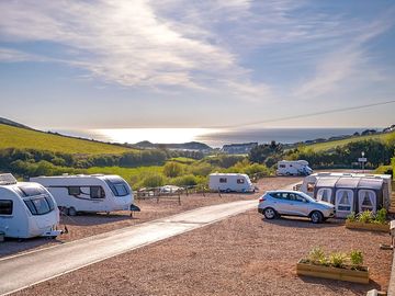 Sea view pitches
