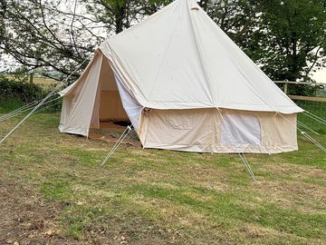 Bell tent pitch