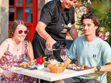Cheese and wine tasting