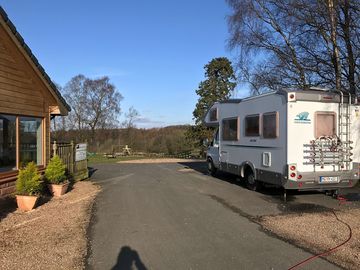 Well-kept hardstanding pitches
