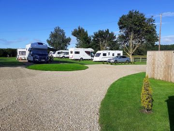 Grass pitches are reinforced for stability