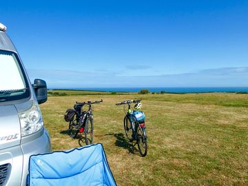 Visitor image of the view from their pitch