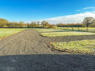 Level hardstanding pitches