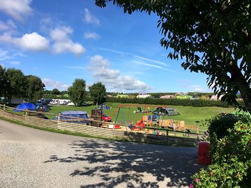 View of the site looking over the play area