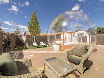 Bubble geodesic dome