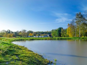 Pitches near the lake