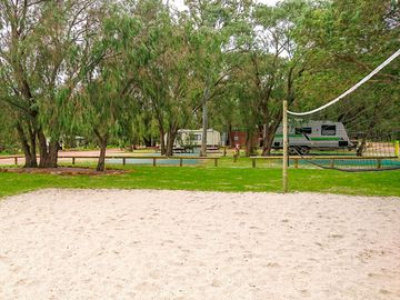 Volleyball by the pitches