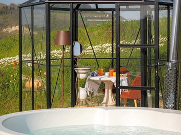 Dining table with views