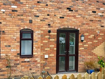 Easy access entrance now available to new toilet and shower facilities and reception area