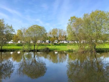 Pitches overlooking the lake